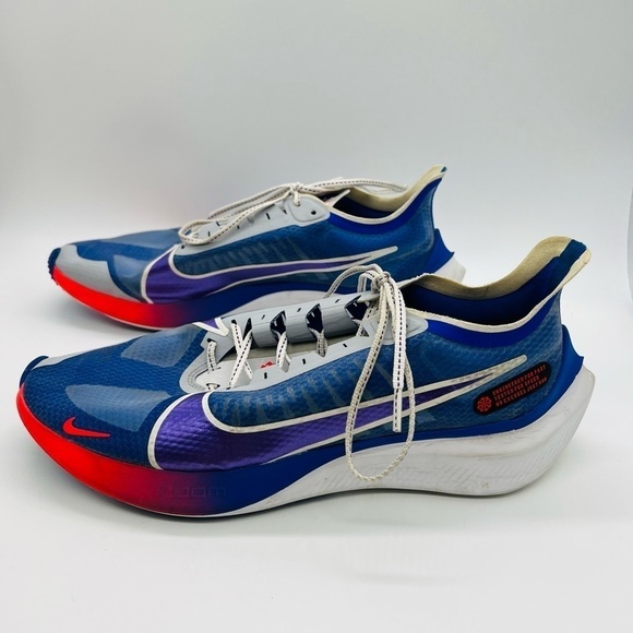 NIKE MENS COLORFUL ZOOM GRAVITY ATHLETIC RUNNING SNEAKERS SIZE 12 - Picture 1 of 14